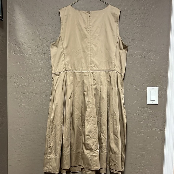 Talbots Tan Midi Dress - Picture 4 of 8